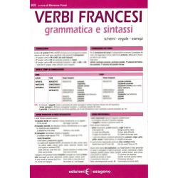 Scheda dei Verbi francesi - Grammatica e sintassi - Edizioni Bignami