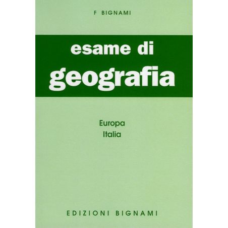 Esame di Geografia - Europa, Italia