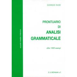 Prontuario di Analisi Grammaticale - Oltre 1000 esempi - Scuole Medie