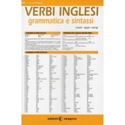 Verbi inglesi - Grammatica e sintassi - Scheda